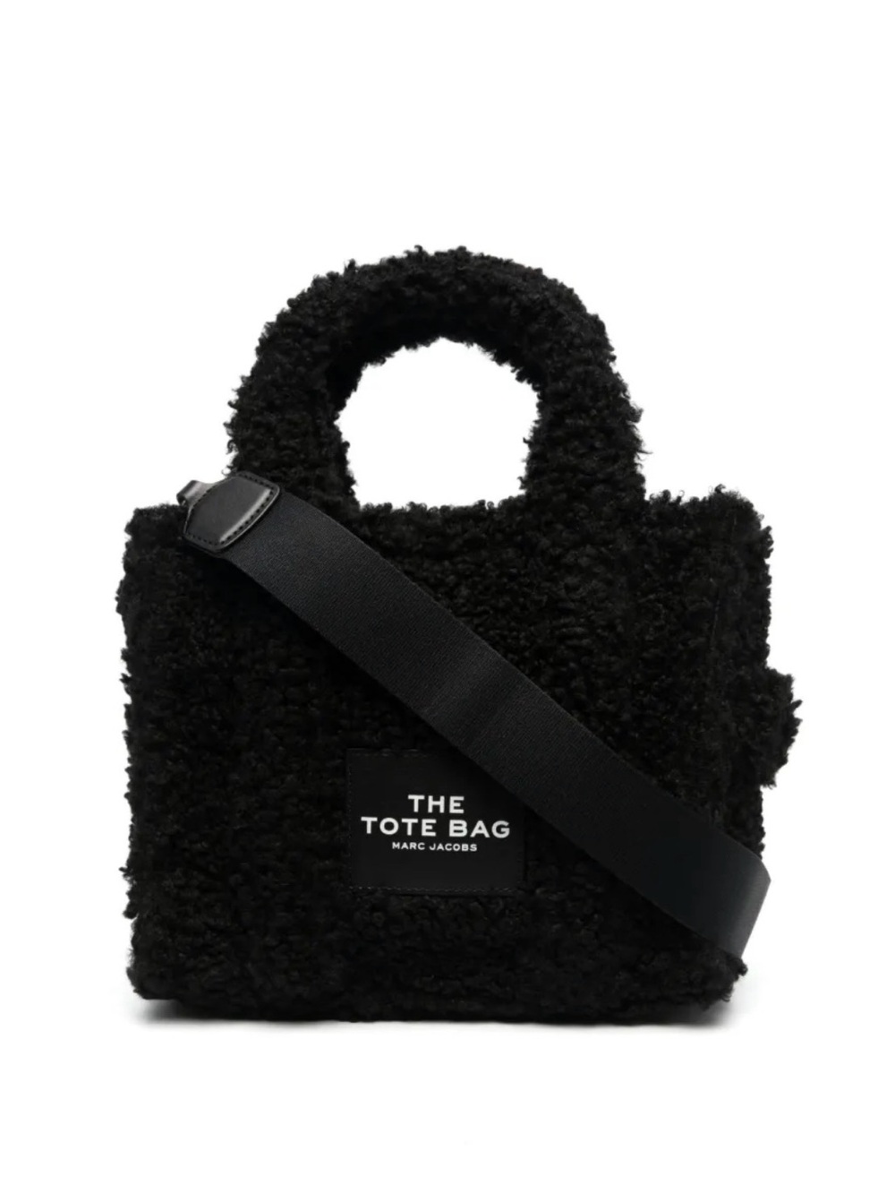 Marc Jacobs Black Sherpa Mini Tote